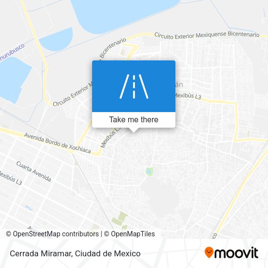 Mapa de Cerrada Miramar