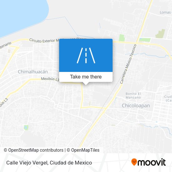 Calle Viejo Vergel map