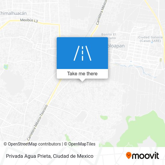 Privada Agua Prieta map