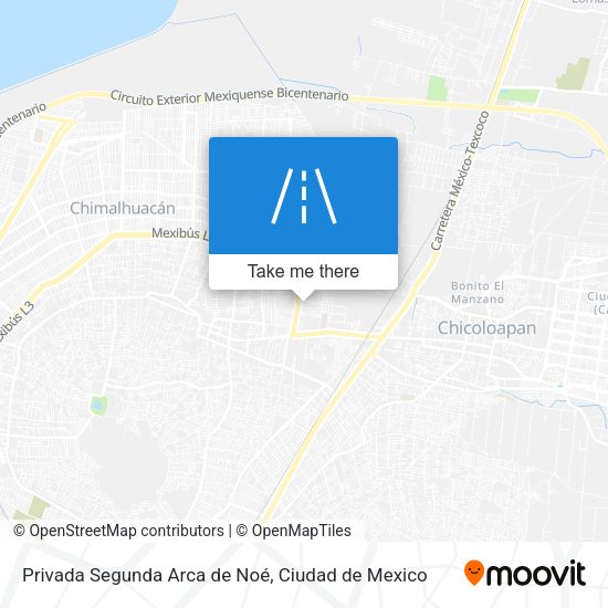 Mapa de Privada Segunda Arca de Noé