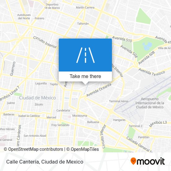 Calle Cantería map