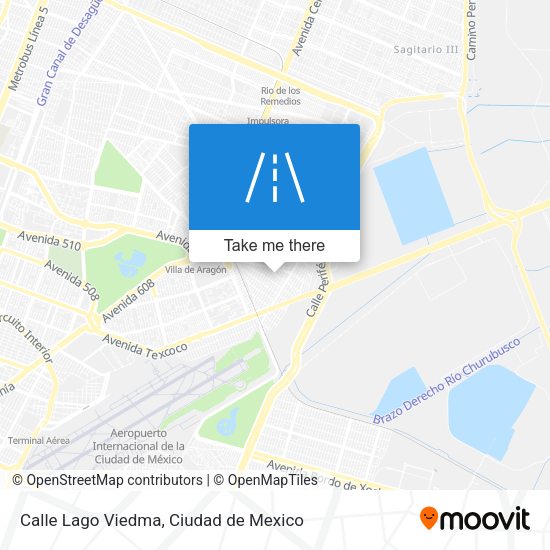 Mapa de Calle Lago Viedma