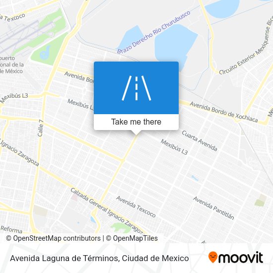 Avenida Laguna de Términos map