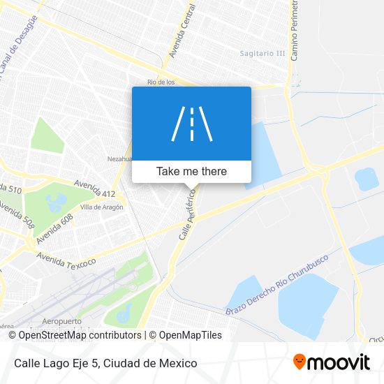 Calle Lago Eje 5 map