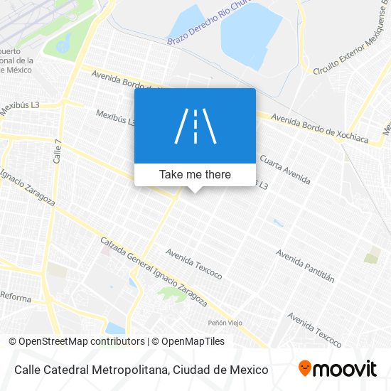 Mapa de Calle Catedral Metropolitana