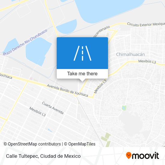 Mapa de Calle Tultepec