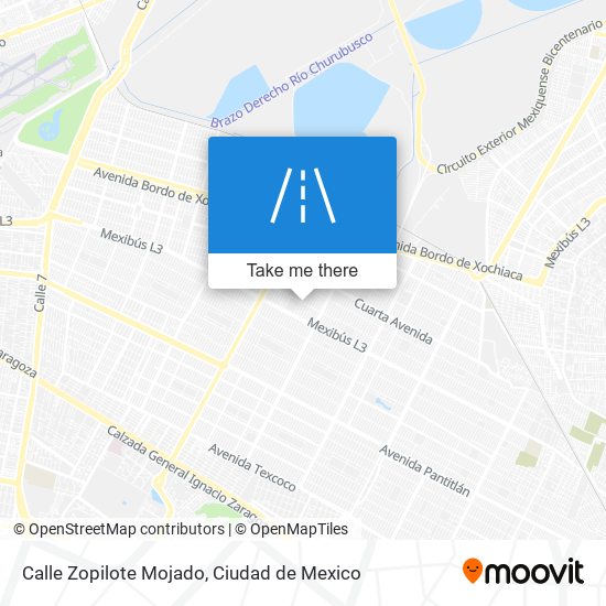 Calle Zopilote Mojado map