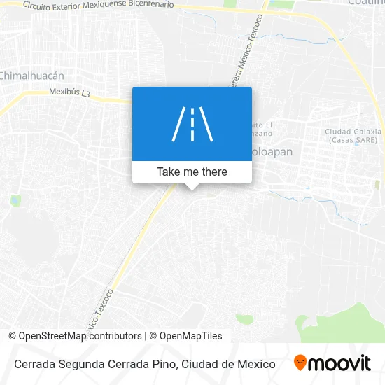 Cerrada Segunda Cerrada Pino map