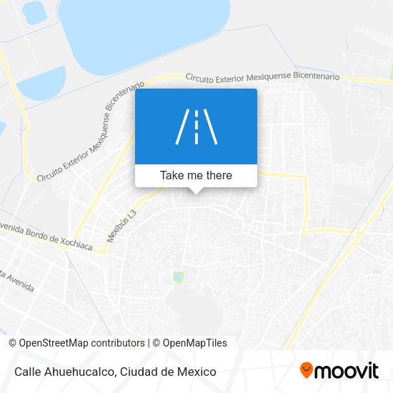 Mapa de Calle Ahuehucalco