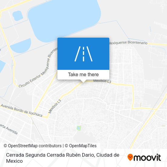 Cerrada Segunda Cerrada Rubén Dario map