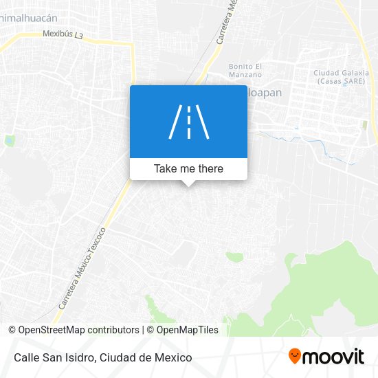 Calle San Isidro map