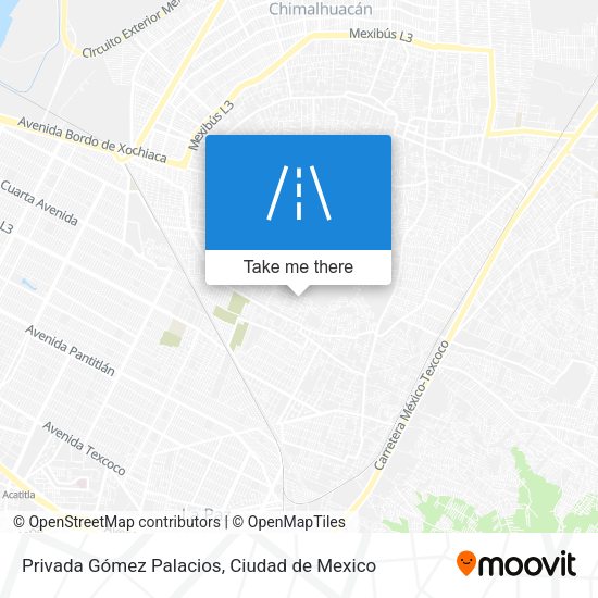 Privada Gómez Palacios map