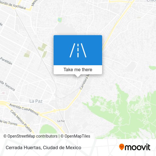 Mapa de Cerrada Huertas