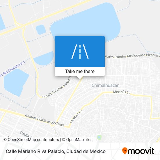 Calle Mariano Riva Palacio map