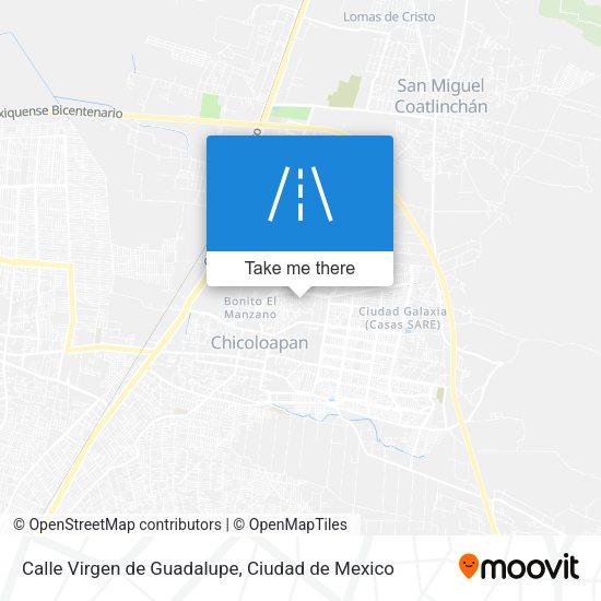 Calle Virgen de Guadalupe map