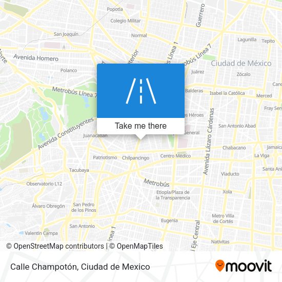 Calle Champotón map