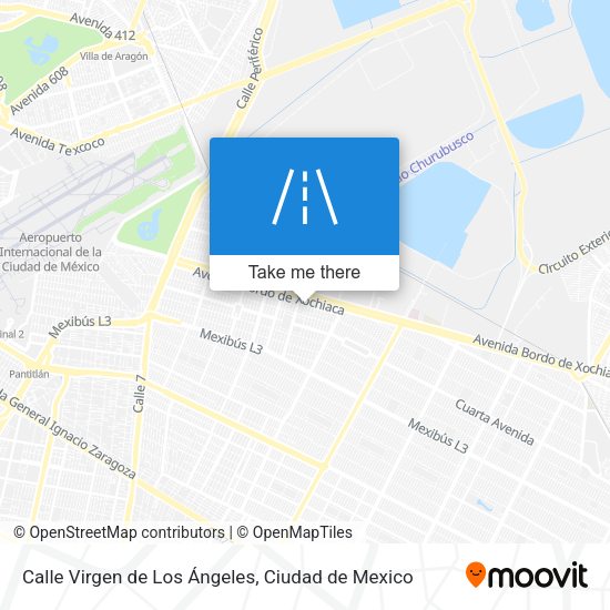 Calle Virgen de Los Ángeles map