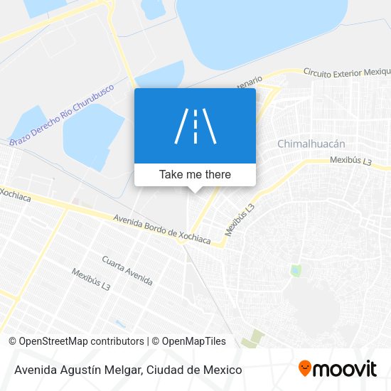 Avenida Agustín Melgar map