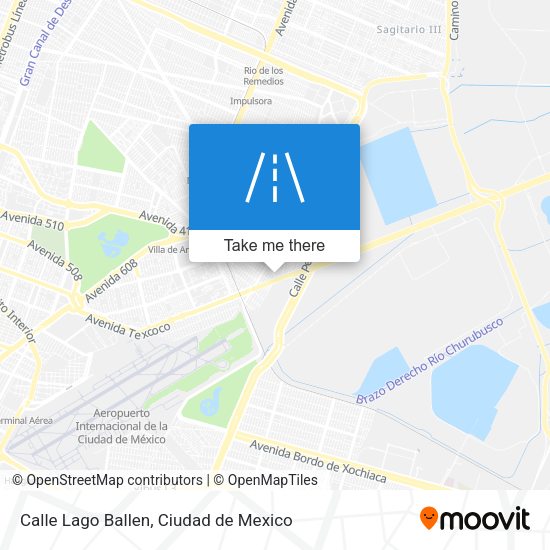 Calle Lago Ballen map