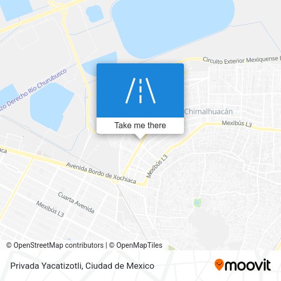 Mapa de Privada Yacatizotli