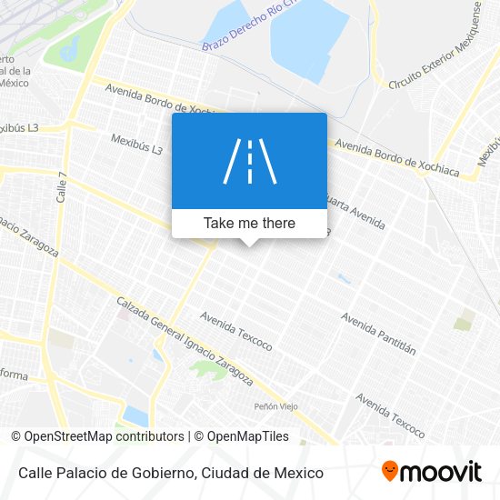 Calle Palacio de Gobierno map