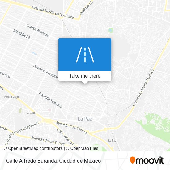 Calle Alfredo Baranda map