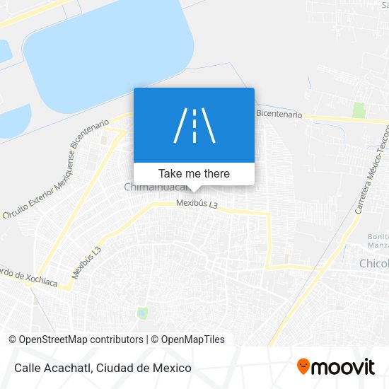 Calle Acachatl map