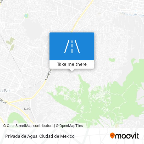 Privada de Agua map