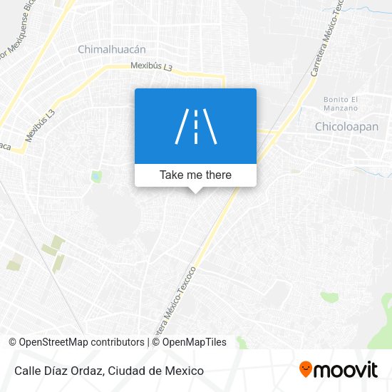 Mapa de Calle Díaz Ordaz