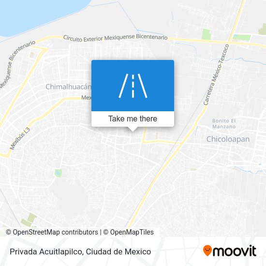 Privada Acuitlapilco map