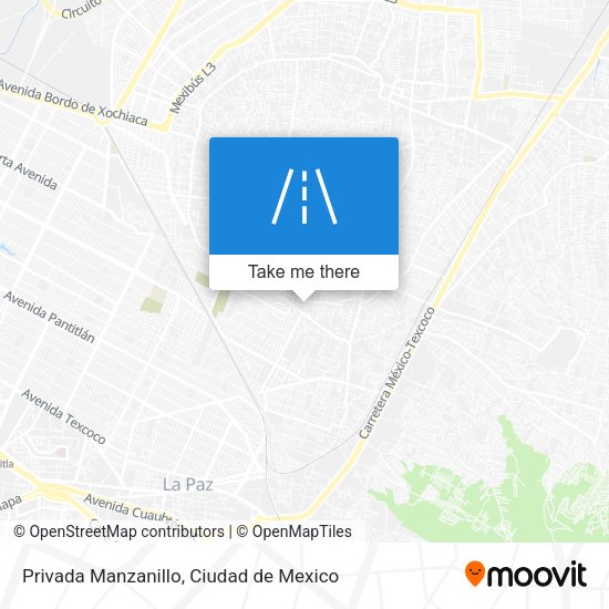 Privada Manzanillo map