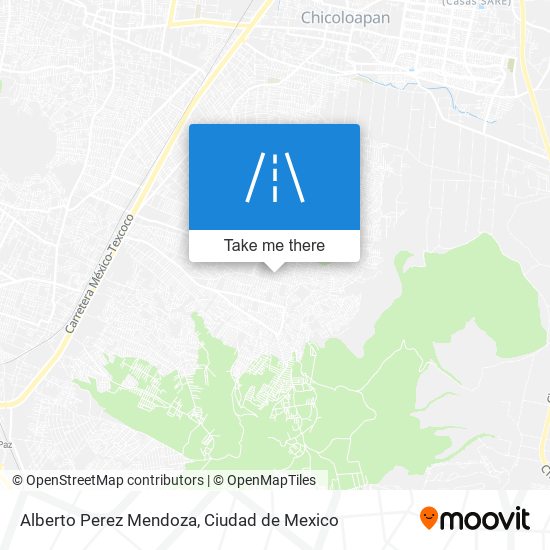 Alberto Perez Mendoza map