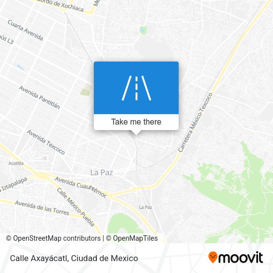 Calle Axayácatl map