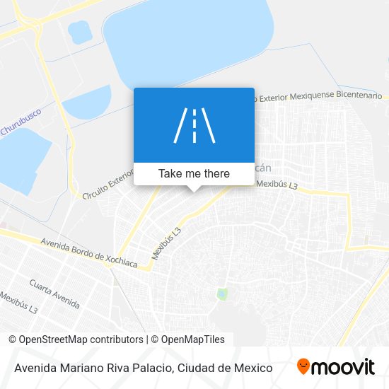 Mapa de Avenida Mariano Riva Palacio
