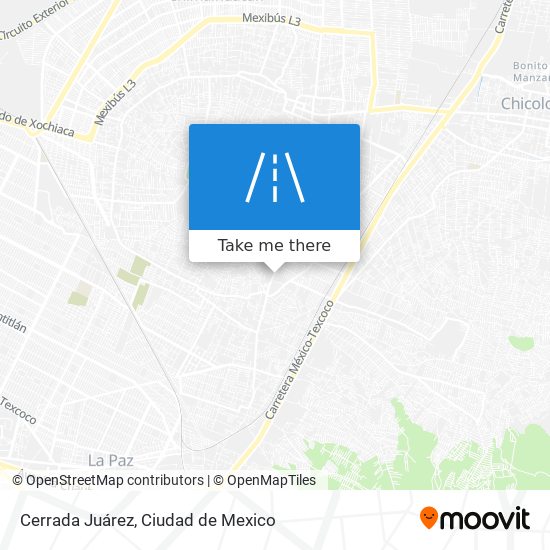 Cerrada Juárez map