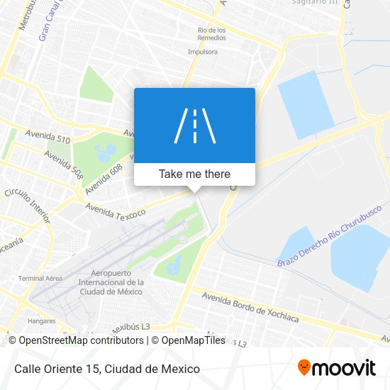 Calle Oriente 15 map