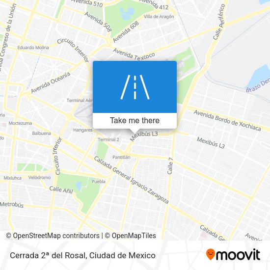 Cerrada 2ª del Rosal map