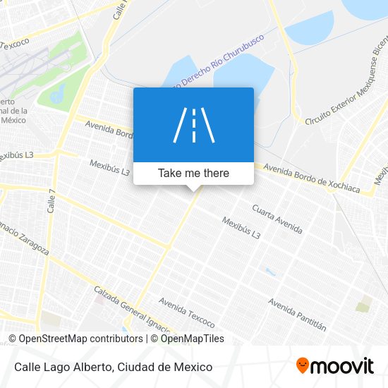 Calle Lago Alberto map