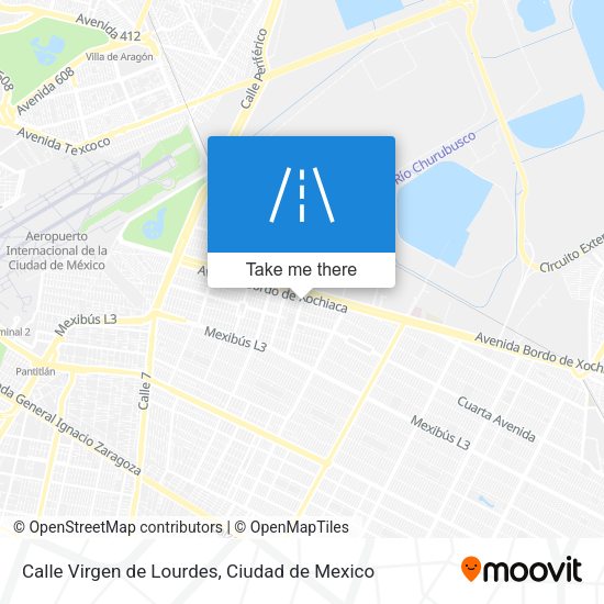 Calle Virgen de Lourdes map