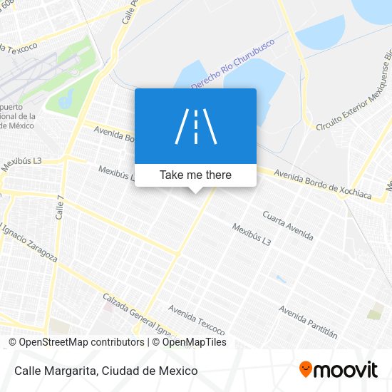 Mapa de Calle Margarita