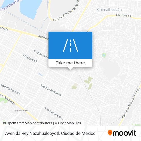 Mapa de Avenida Rey Nezahualcóyotl