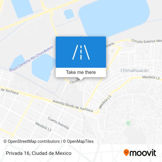 Mapa de Privada 16