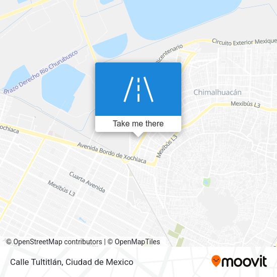 Calle Tultitlán map