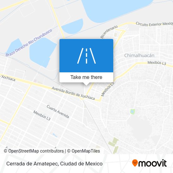Cerrada de Amatepec map