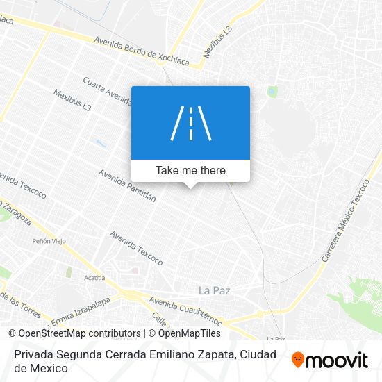 Privada Segunda Cerrada Emiliano Zapata map