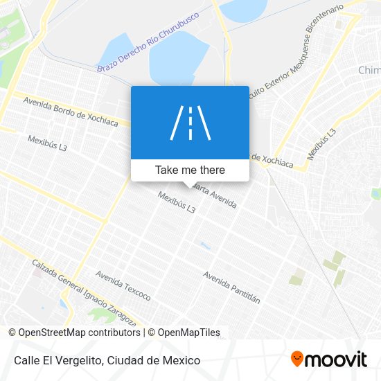 Mapa de Calle El Vergelito