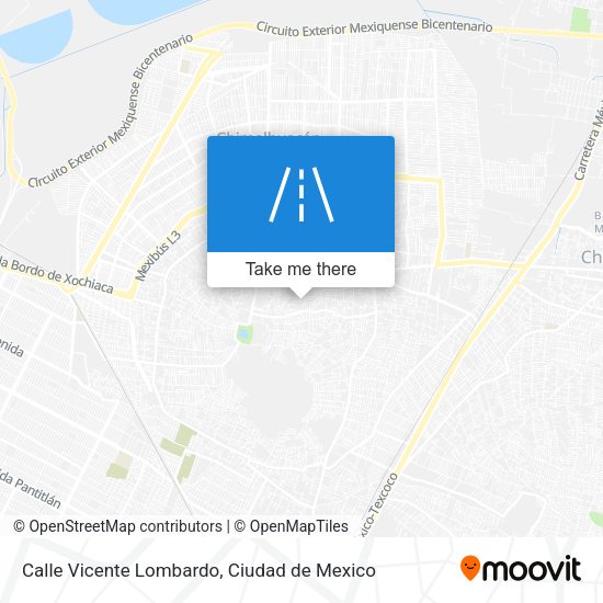 Calle Vicente Lombardo map