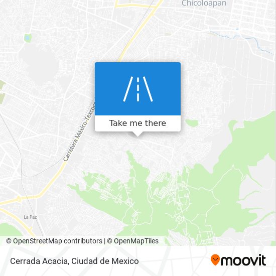 Mapa de Cerrada Acacia