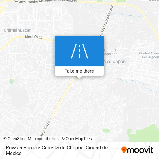 Privada Primera Cerrada de Chopos map