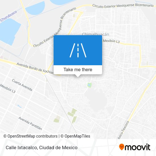 Calle Ixtacalco map